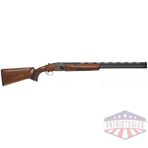 SDS Spandau Premier Target Over Under Shotgun w/Color Case Harden Receiver 12ga 3" Chamber 2rd Capacity 28" Barrel Wood Stock