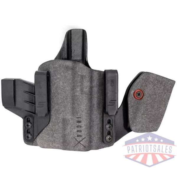 Safariland IncogX IWB Holster for Glock 43x/48 MOS RDS Black and Grey RH with Mag Caddy