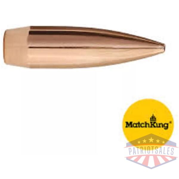 Sierra MatchKing Rifle Bullets (500/ct) .30 cal .308" 155 gr HPBT