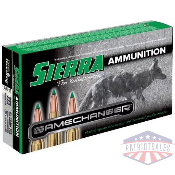 Sierra Ammo 223 Remington 64 GR TGK 20 rounds