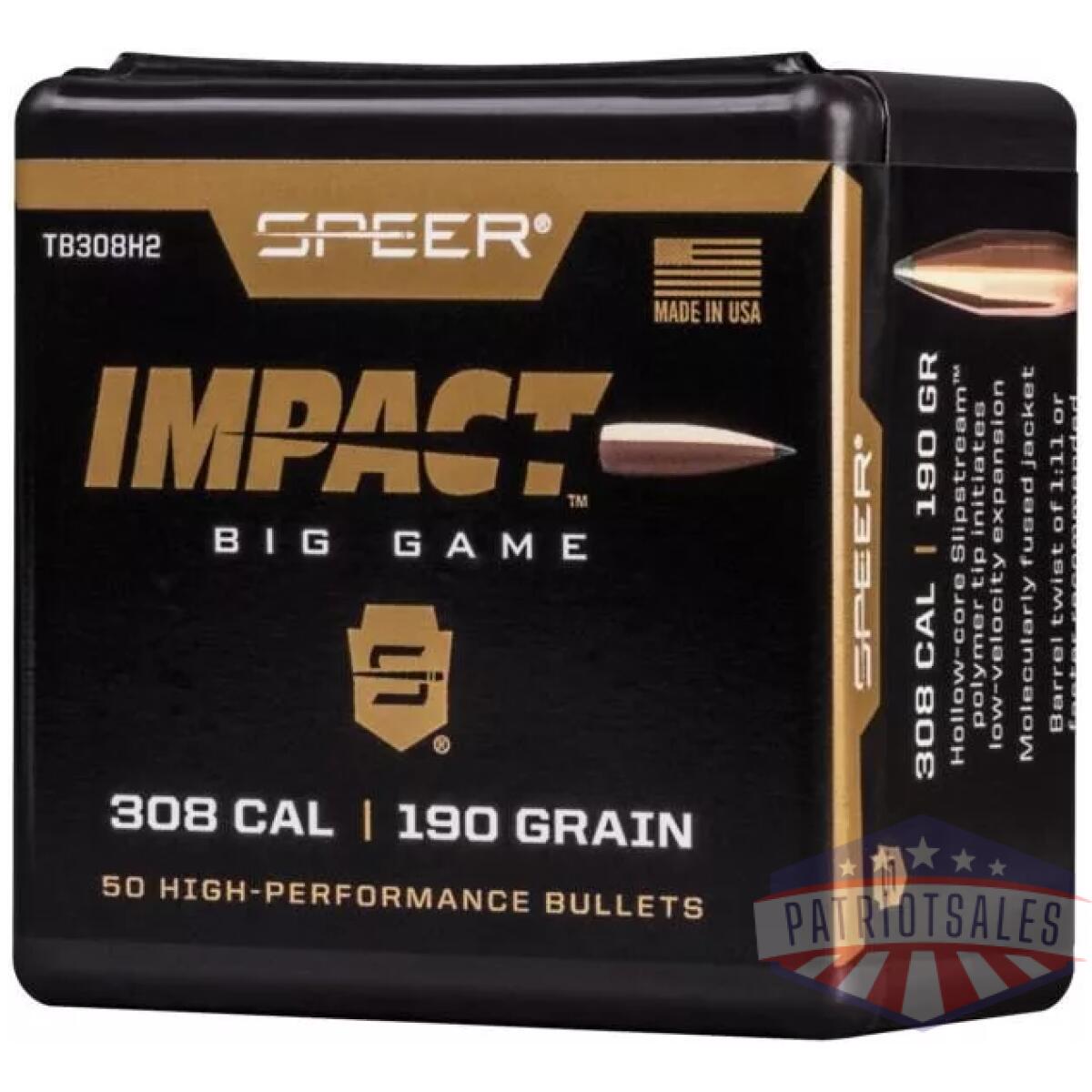 Https3a2f2fmedia. Chattanoogashooting. Com2fimages2fproduct2fsptb308h22fsptb308h2 - speer impact big game bullets. 308 win 190gr tipped plated cb 50/ct - https3a2f2fmedia. Chattanoogashooting. Com2fimages2fproduct2fsptb308h22fsptb308h2