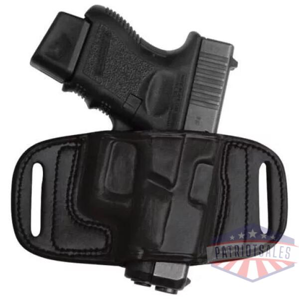 Tagua Gunleather Quick Draw Belt Holster for Glock 19/23/32/38 Black Right Hand