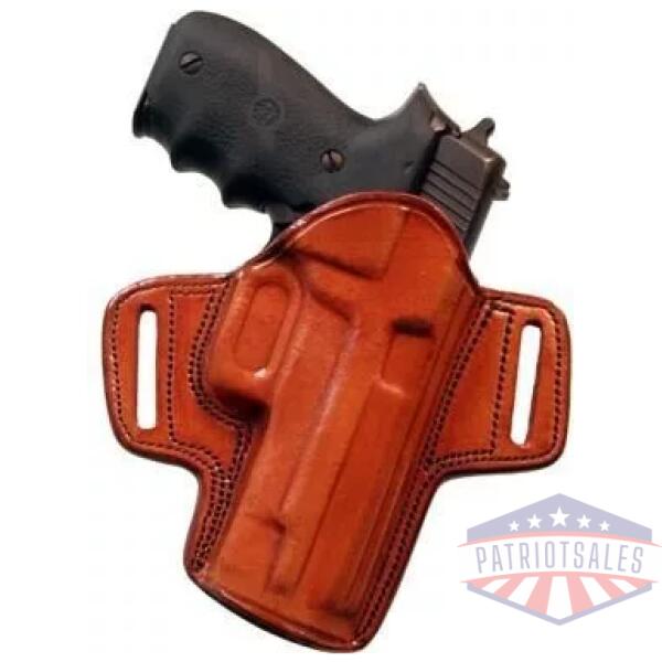 Tagua Gunleather Open Top Belt Holster for Colt Gov't 1911 5" Brown Right Hand