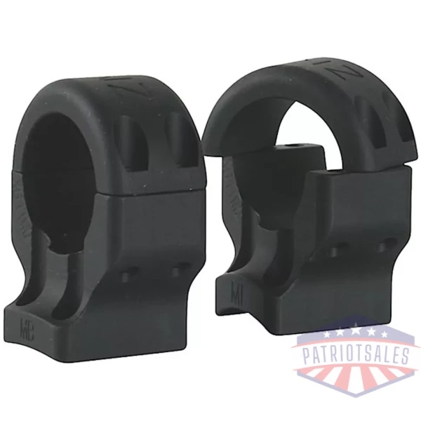 DNZ Hunt Masters 2-Piece Scope Mount - Browning X-Bolt 4 Screws 1" Medium Black