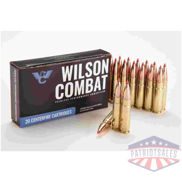 Wilson Combat Rifle Ammunition 300 Blackout | 110gr Hornady V-MAX 2350 FPS 20/Box