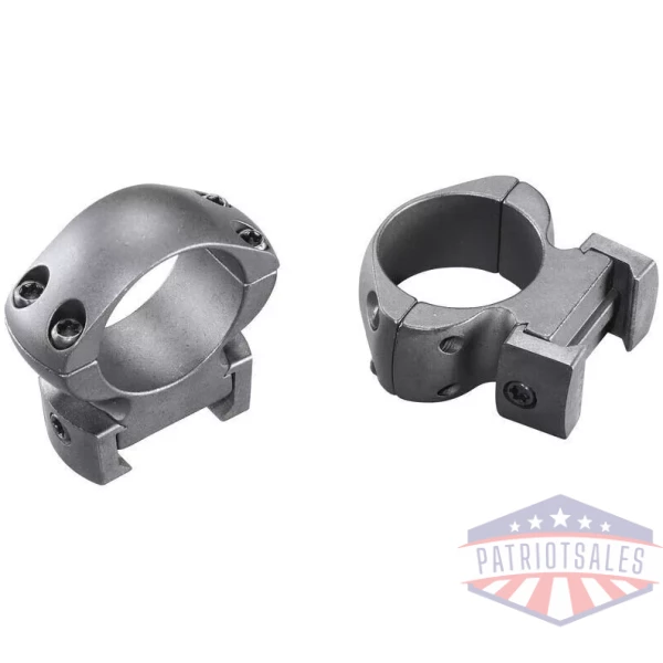 Weaver 2-Piece Grand Slam Steel Top Mount Scope Rings 1" High Matte (Windage Adjustable)