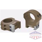 Warne HyperLite 30mm High Dark Earth Scope Rings