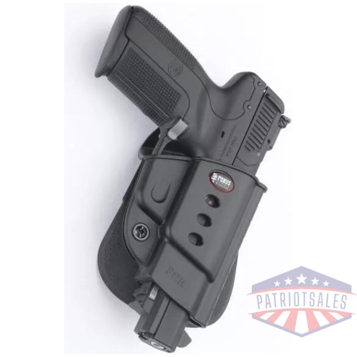 Fobus evolution series paddle holster for fn 5. 7 in black right hand - image 1