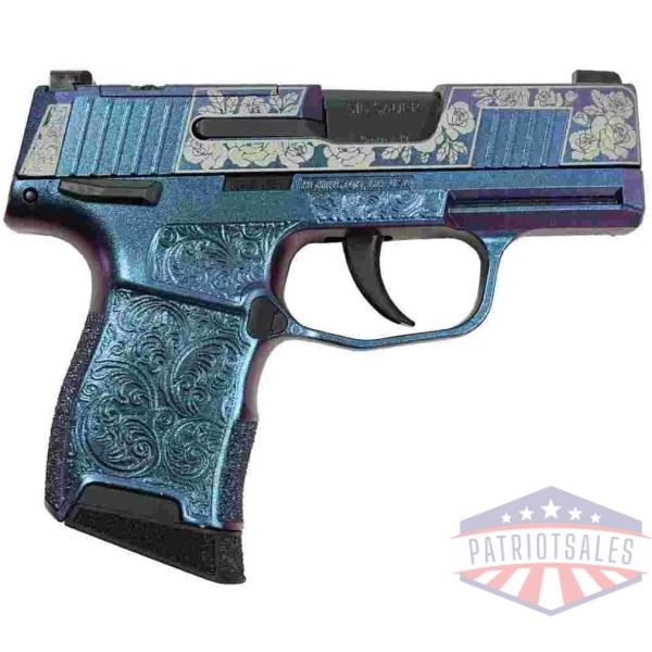 Sig Sauer "Gun & Roses-Mongoose Purple" P365 Optic Ready Handgun 9mm Luger 10rd Magazines(2) 3.1" Barrel X-RAY 3 Sights