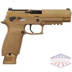 Sig Sauer M17 Coyote OR Handgun 10rd Magazines(3) 4.7" Barrel Manual Safety