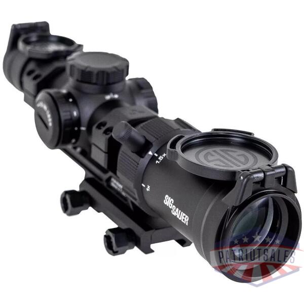 Sig Sauer SPR Rifle Scope 1-4x24mm 30mm SFP Hellfire FL-4 Illum. Black with Mount
