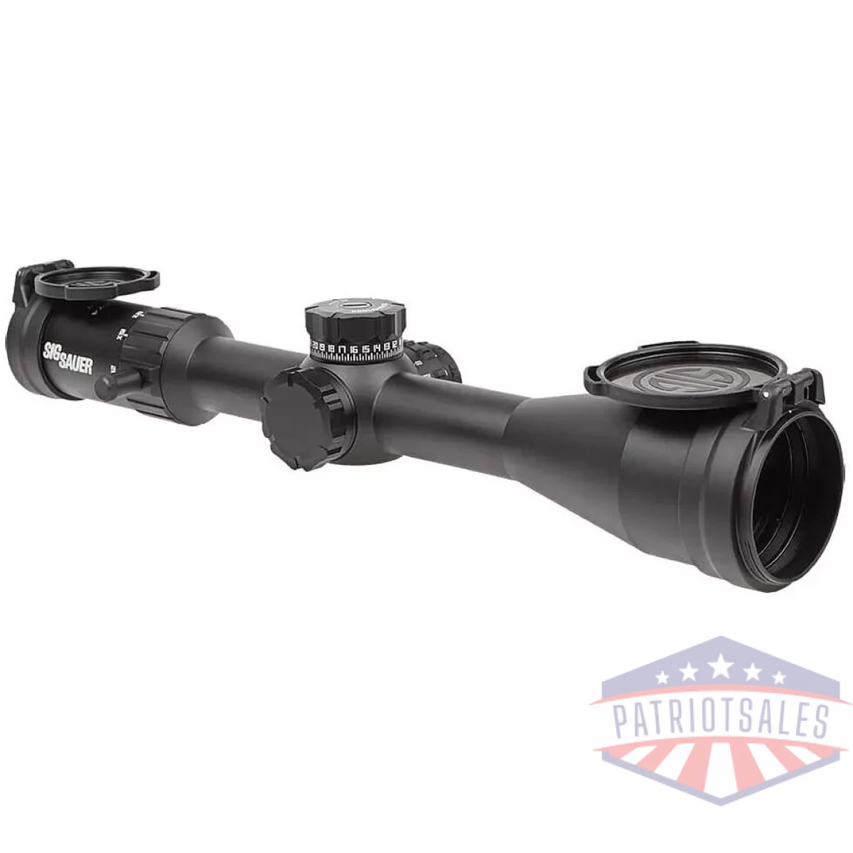 Sig sauer whiskey4 rifle scope 2. 5-10x42 30mm sfp hellfire quadplex illum black - image 1