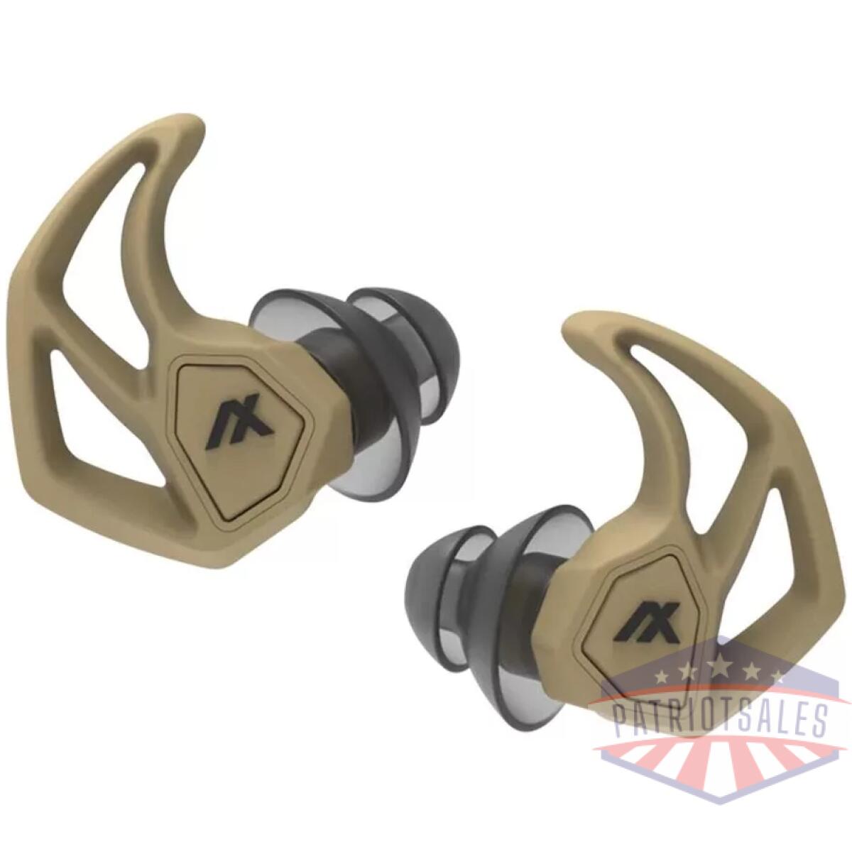 Axil x30i passive ear plugs 13-31db desert tan - image 1