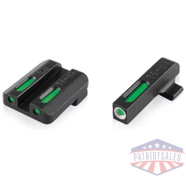 Truglo TFX Pro Tritium/Fiber-Optic Day/Night Sight - Walther CCP - Orange Outline Front/Rear Green