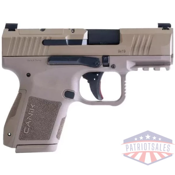 Century Arms Canik METE MC9 CA Compliant Handgun 9mm Luger 10rd Magazine(2) 3.18" Barrel FDE Frame