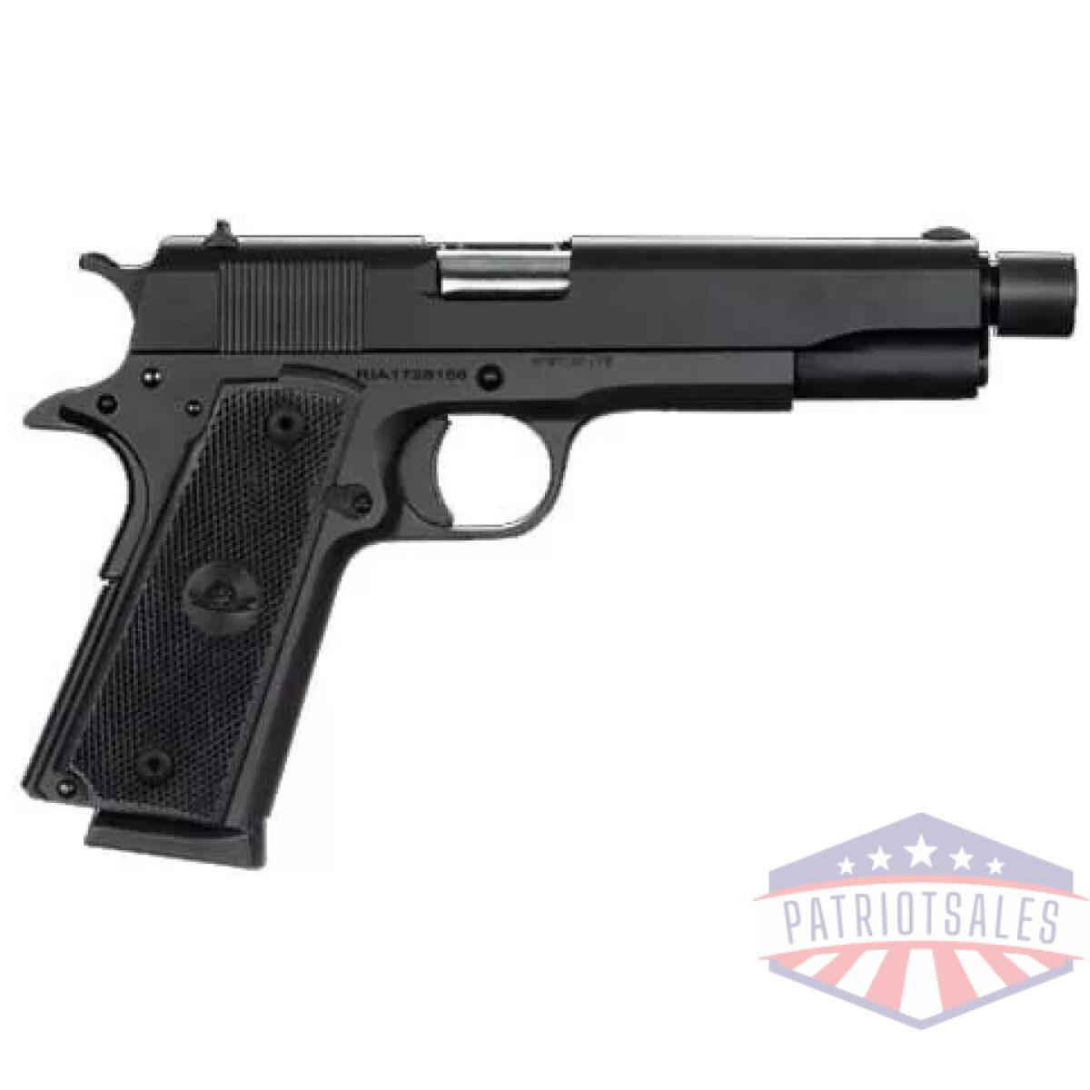 Https3a2f2fmedia. Chattanoogashooting. Com2fimages2fproduct2fyk514732fyk514731_1 - rock island m1911 gi standard full size handgun. 45 acp 8/rd magazine 5" threaded barrel black - https3a2f2fmedia. Chattanoogashooting. Com2fimages2fproduct2fyk514732fyk514731 1
