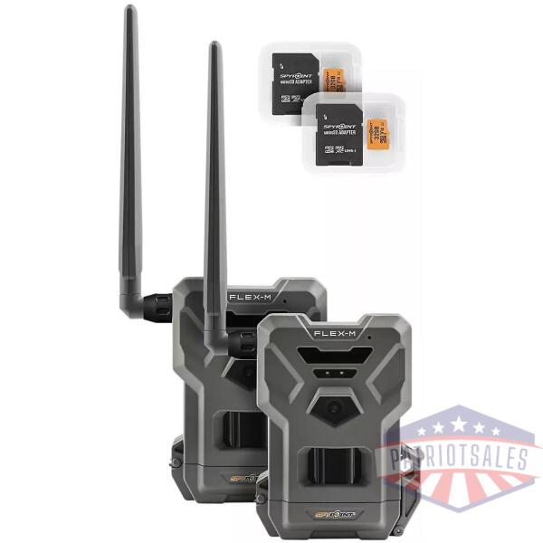 Spypoint FLEX-M Cellular Trail Camera - Twin Pack