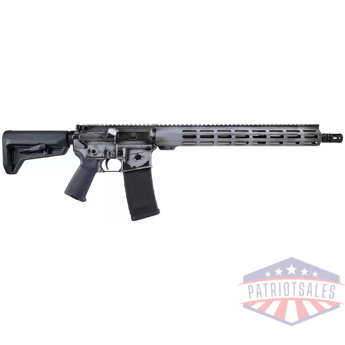 Shark coast tactical "armed forces grey" ar-15 rifle 5. 56mm 30rd magazine 16" barrel 15" mlok handguard - image 1