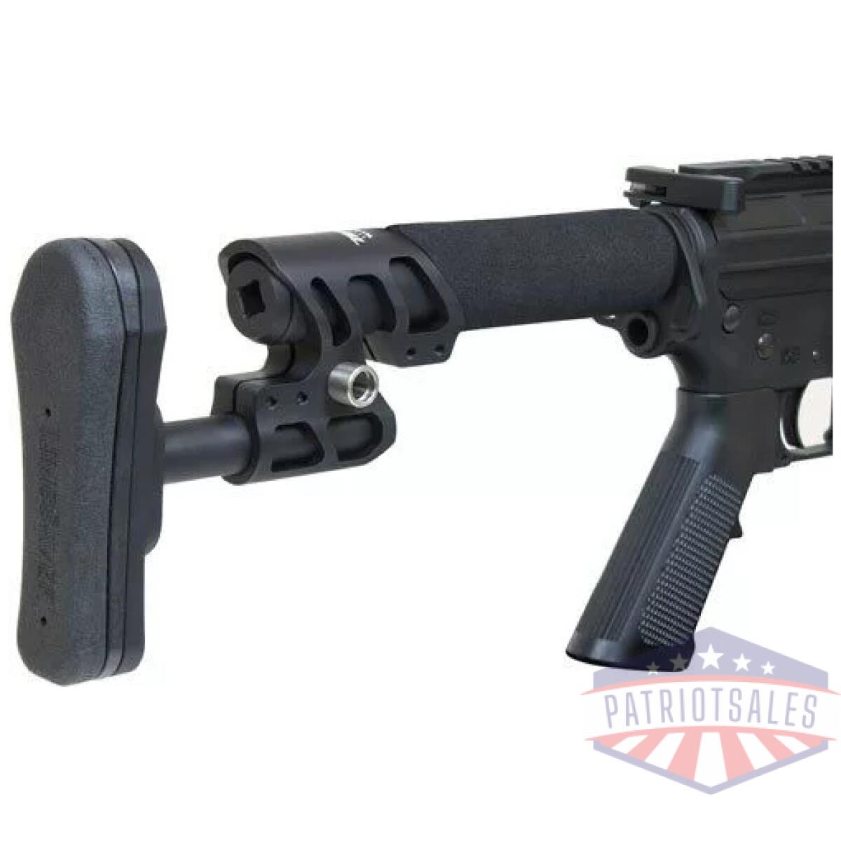 Oszulukitblk_ongun - odin stock zulu 2. 0 w/padded - buffer tube black for ar-15 - oszulukitblk ongun