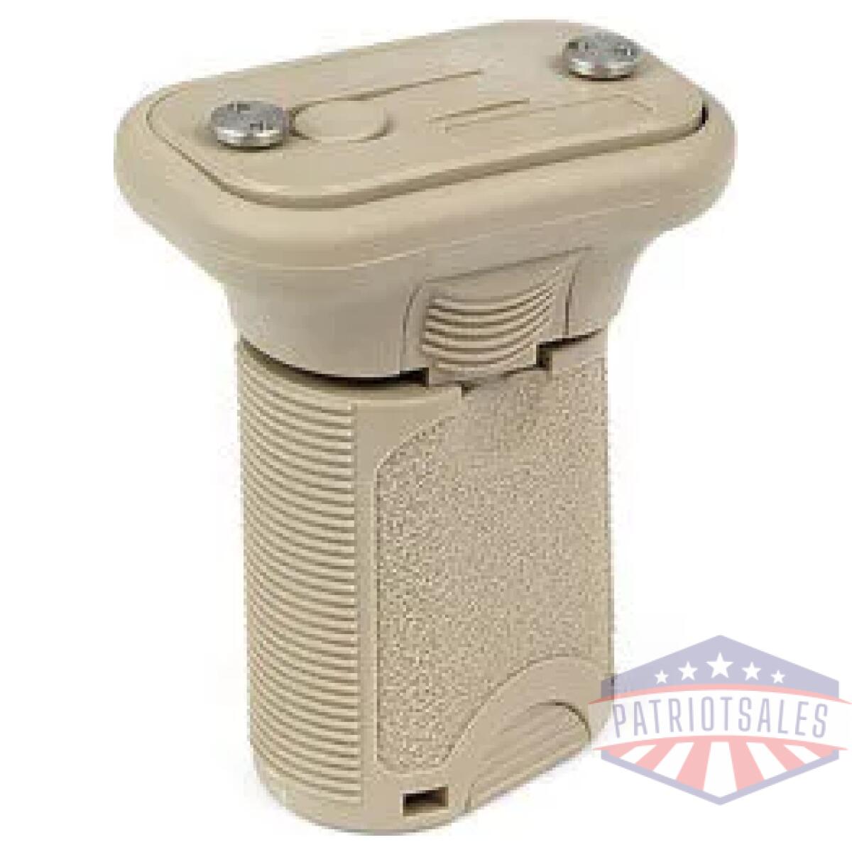 Vgskmfde_back_motion - bcm vertical grip short fde - fits keymod rails - vgskmfde back motion