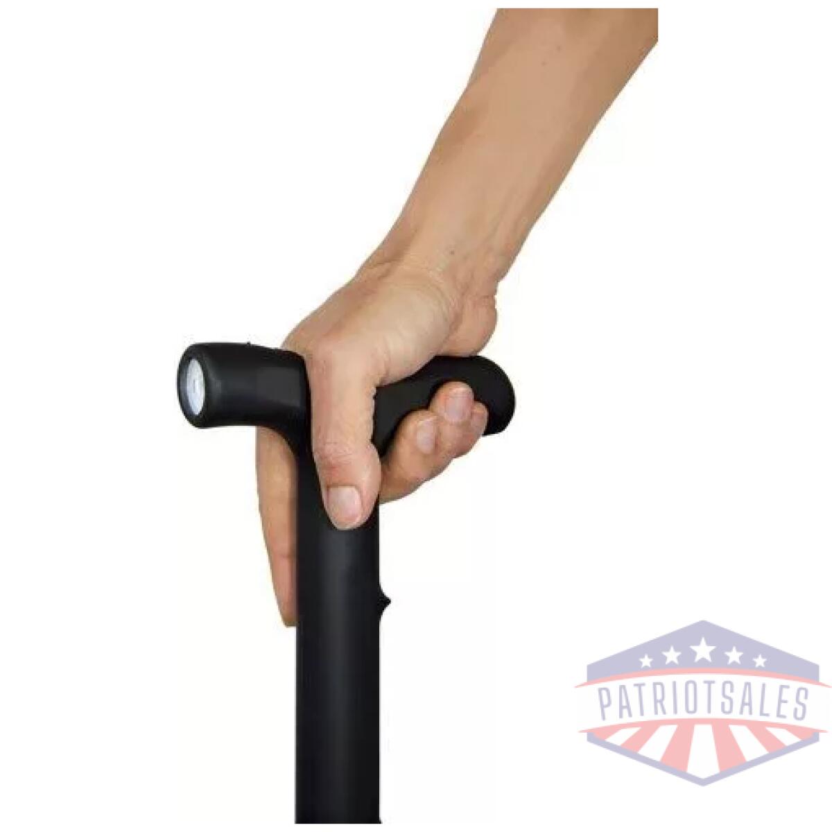 Zapcane_in-hand - psp zap stun cane w/ led light - adj 32-36" 1000000 volts - zapcane in hand