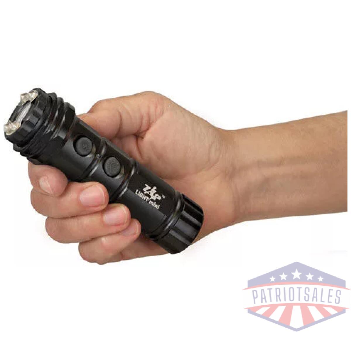 Zaplm_in-hand - psp zap stun gun/light mini - pocket size w/ 800000 volts - zaplm in hand