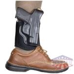 DESANTIS DIEHARD ANKLE HOLSTER - RH LEATHER S&W J 2-2.25 BLACK