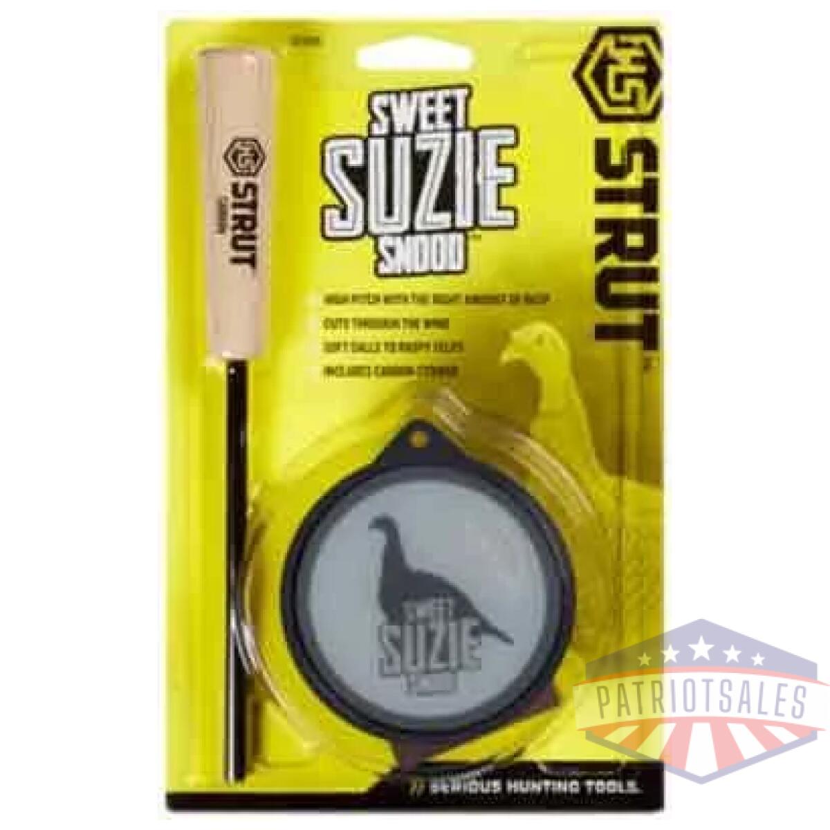 07096_pkg - hs strut turkey call pot style - suzie snood glass - 07096 pkg