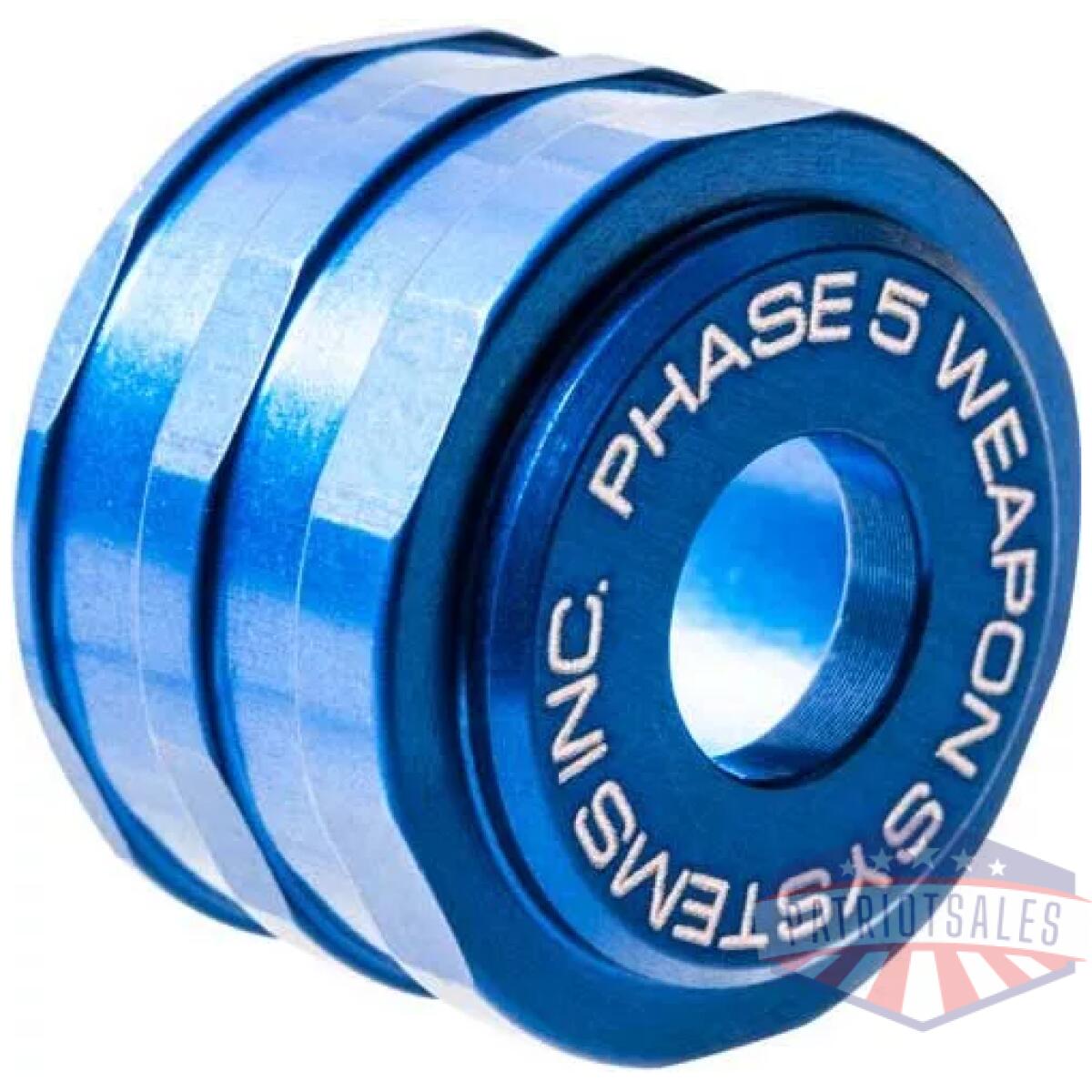 12gsfblue - phase 5 shotgun follower - 12ga w/o mag crimps blue - 12gsfblue