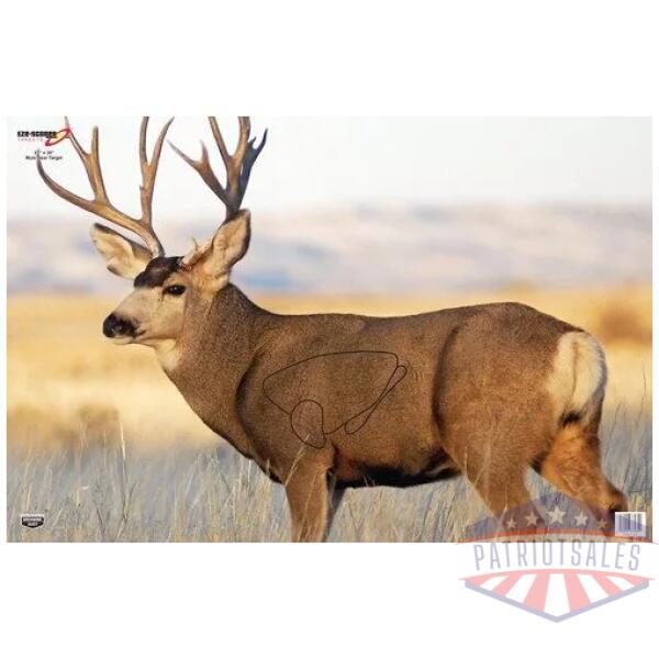 B/C TARGET EZE-SCORER 23"X35" - MULE DEER 2 TARGETS
