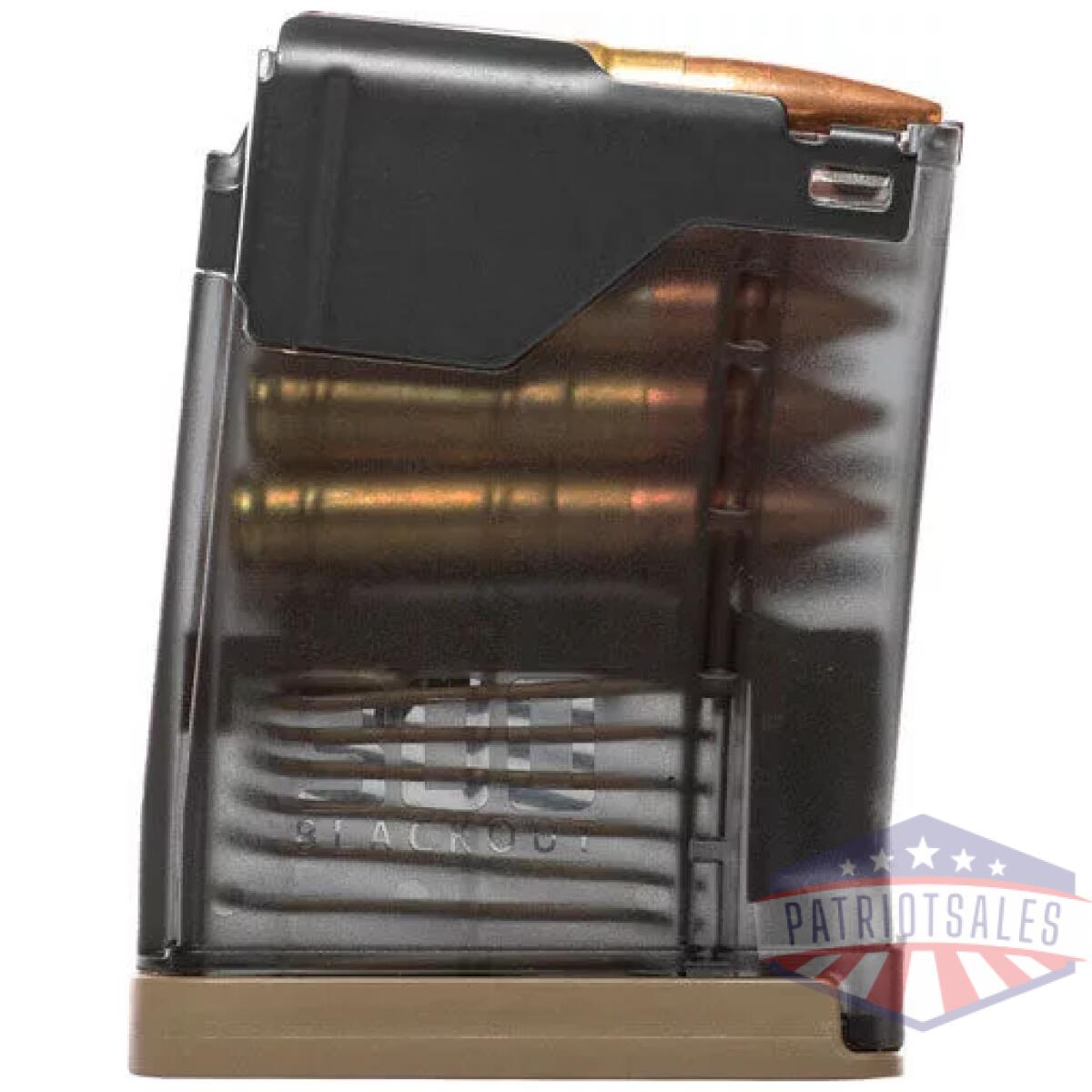 428003 - lancer magazine l5awm ar-15 - 300blk 10rd translucent smoke - 428003