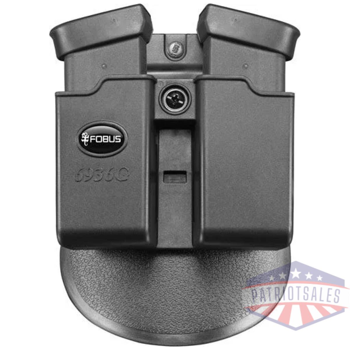6936gndp - fobus mag pouch double for - glock 36 paddle style - 6936gndp