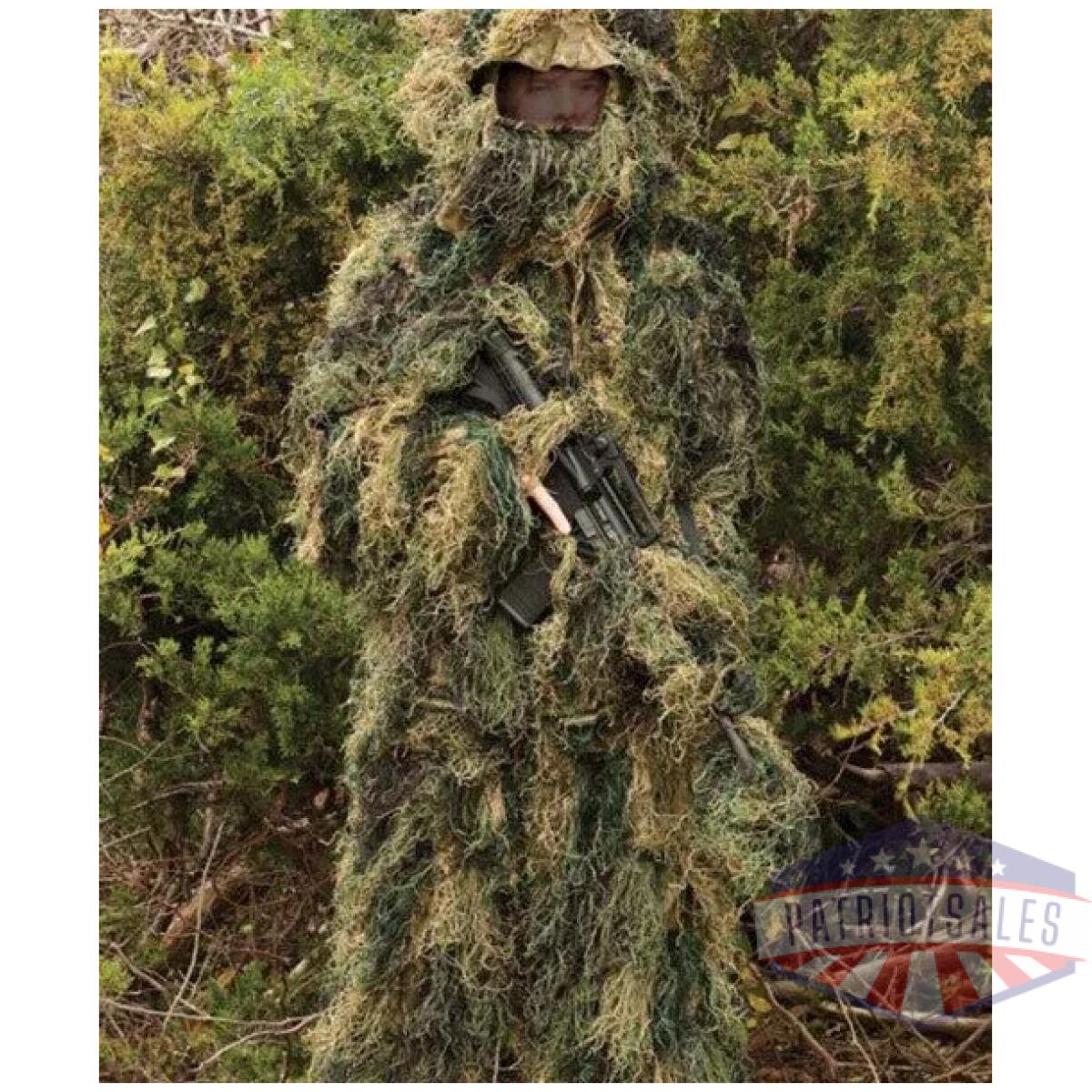 70915xlxxl - red rock ghillie suit woodland - 5 piece adult xl/xxl - 70915xlxxl
