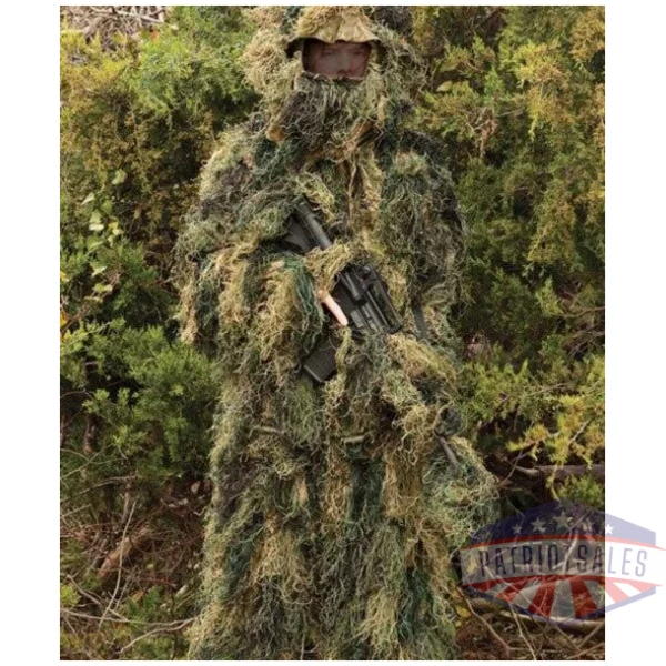RED ROCK GHILLIE SUIT WOODLAND - 5 PIECE ADULT XL/XXL