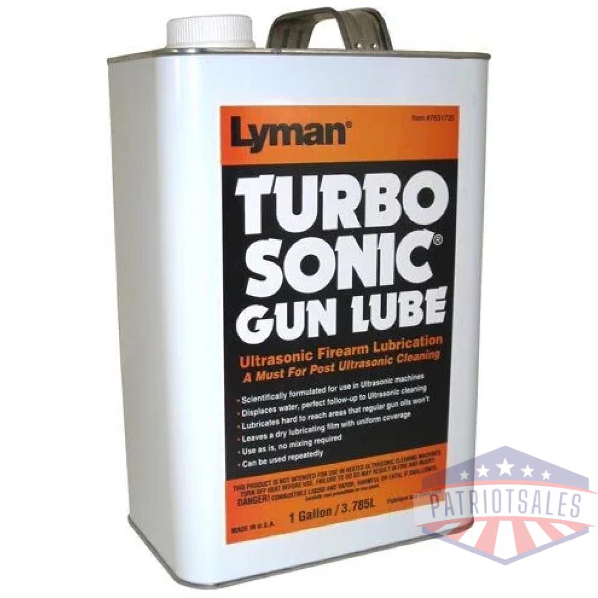 7631735 - lyman ultrasonic gun parts - lubricant 1 gallon - 7631735