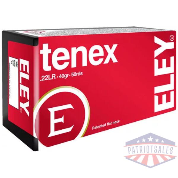 ELEY TENEX 22LR 40GR EPS - 50RD 100BX/CS