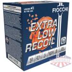 FIOCCHI LOW RECOIL 12GA 2.75" - 7/8OZ #8 1200FPS 250RD CASE