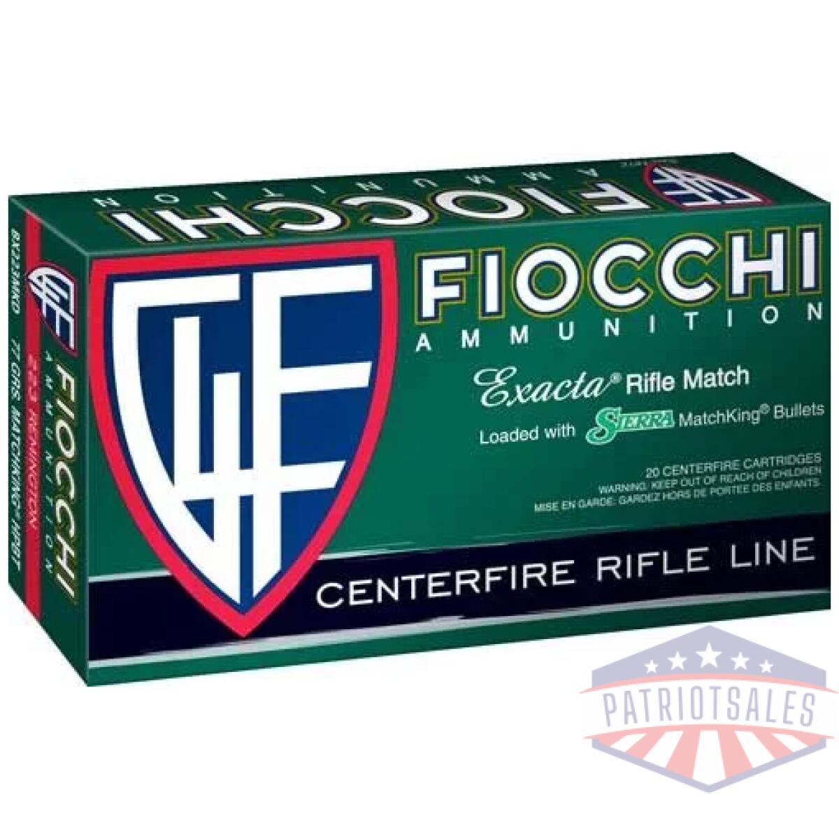 A223mkd - fiocchi 223 rem 77gr hpbt - 20rd 10bx/cs - a223mkd