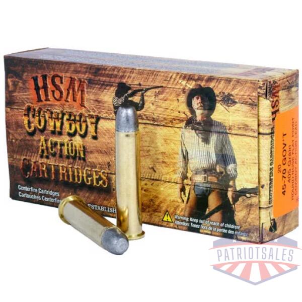 HSM COWBOY 45-70 GOV 405GR - RNFP 20RD 25BX/CS