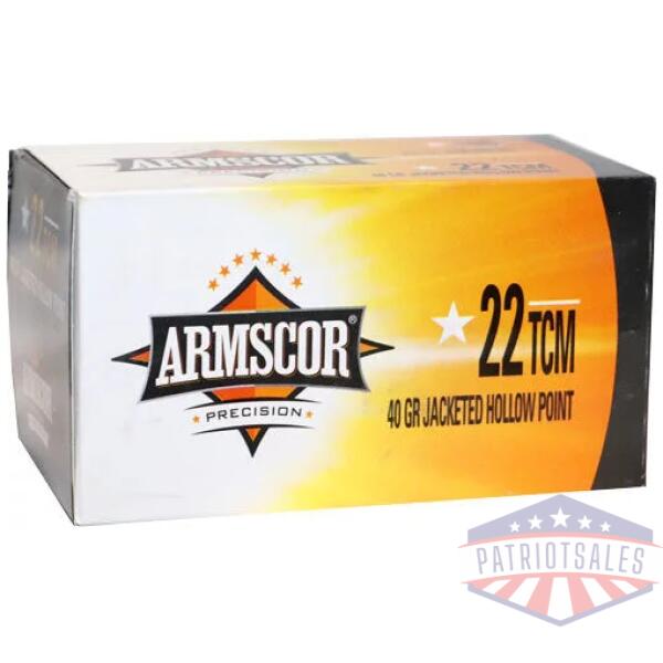 ARMSCOR 22 TCM 40GR JHP - 100RD 12BX/CS