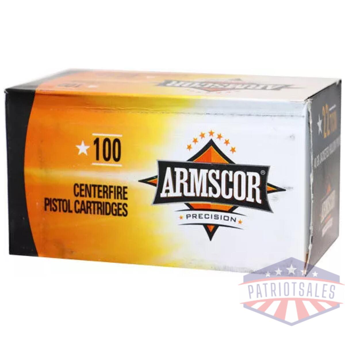 A50326_rounds - armscor 22 tcm 40gr jhp - 100rd 12bx/cs - a50326 rounds