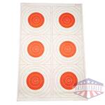 ACTION TGT BLSEYE MILI RED 100PK