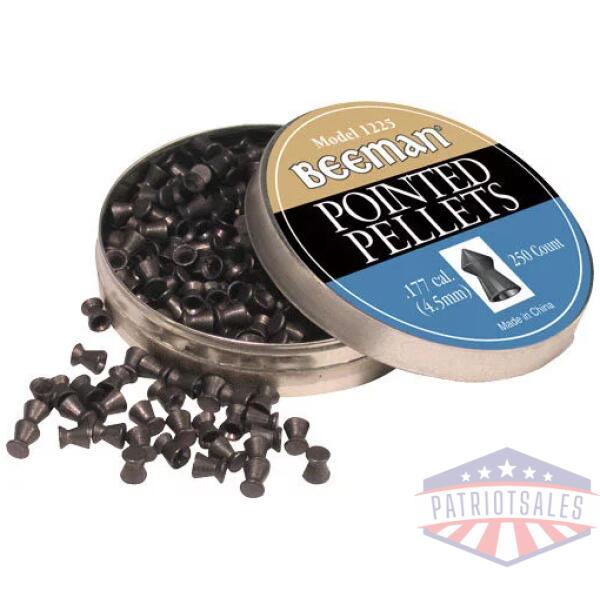 BEEMAN PELLETS 177 POINTED - 8.56GR 250 PACK