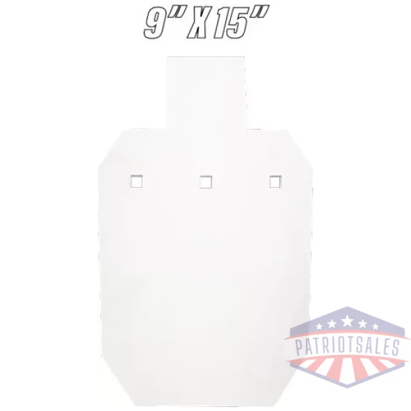 BASH TARGET AR500 SILHOUETTE - HALF SIZE 9"X15"-3/8" THICK