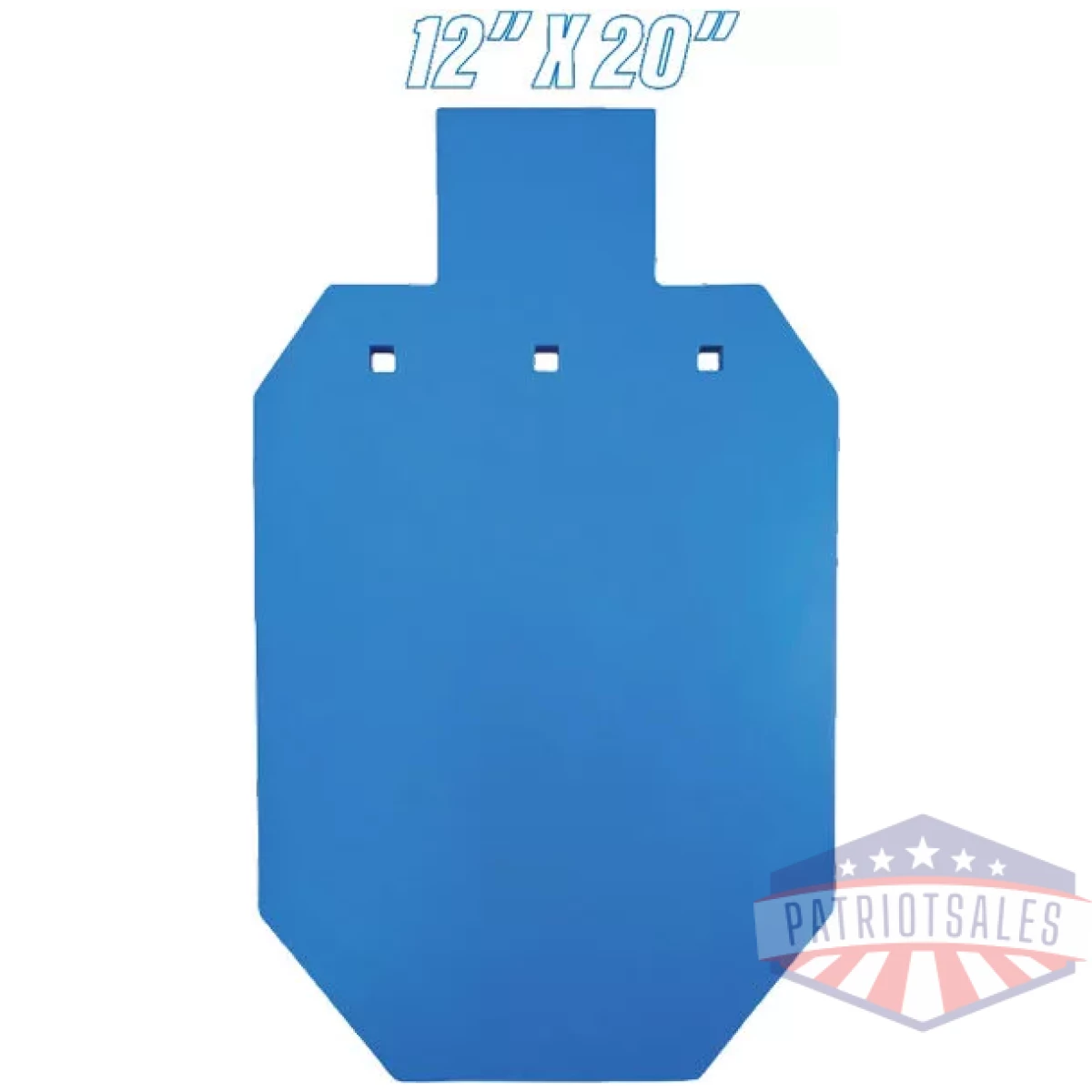 B932 - bash target ar500 silhouette - two-third size 12"x20"-1/2" - b932
