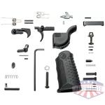 BATTLE ARMS ENHANCED COMPLETE - LOWER PARTS KIT STEEL BLACK