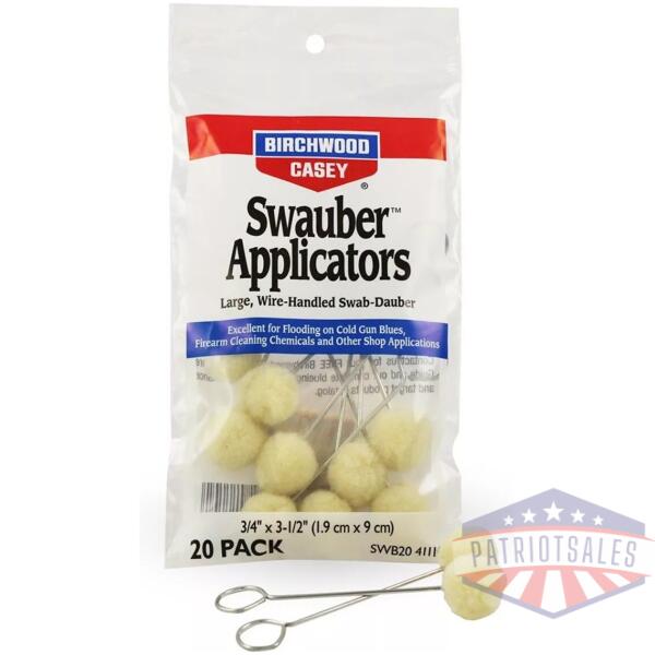 Swauber Applicators, 20 pack