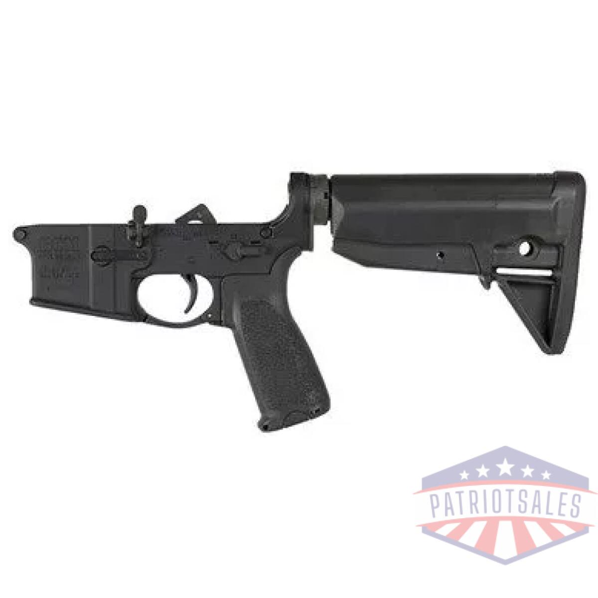 Bcm-lrg-stk-mod-0-blk - lower receiver group w/ stock mod 0 - bcm lrg stk mod 0 blk