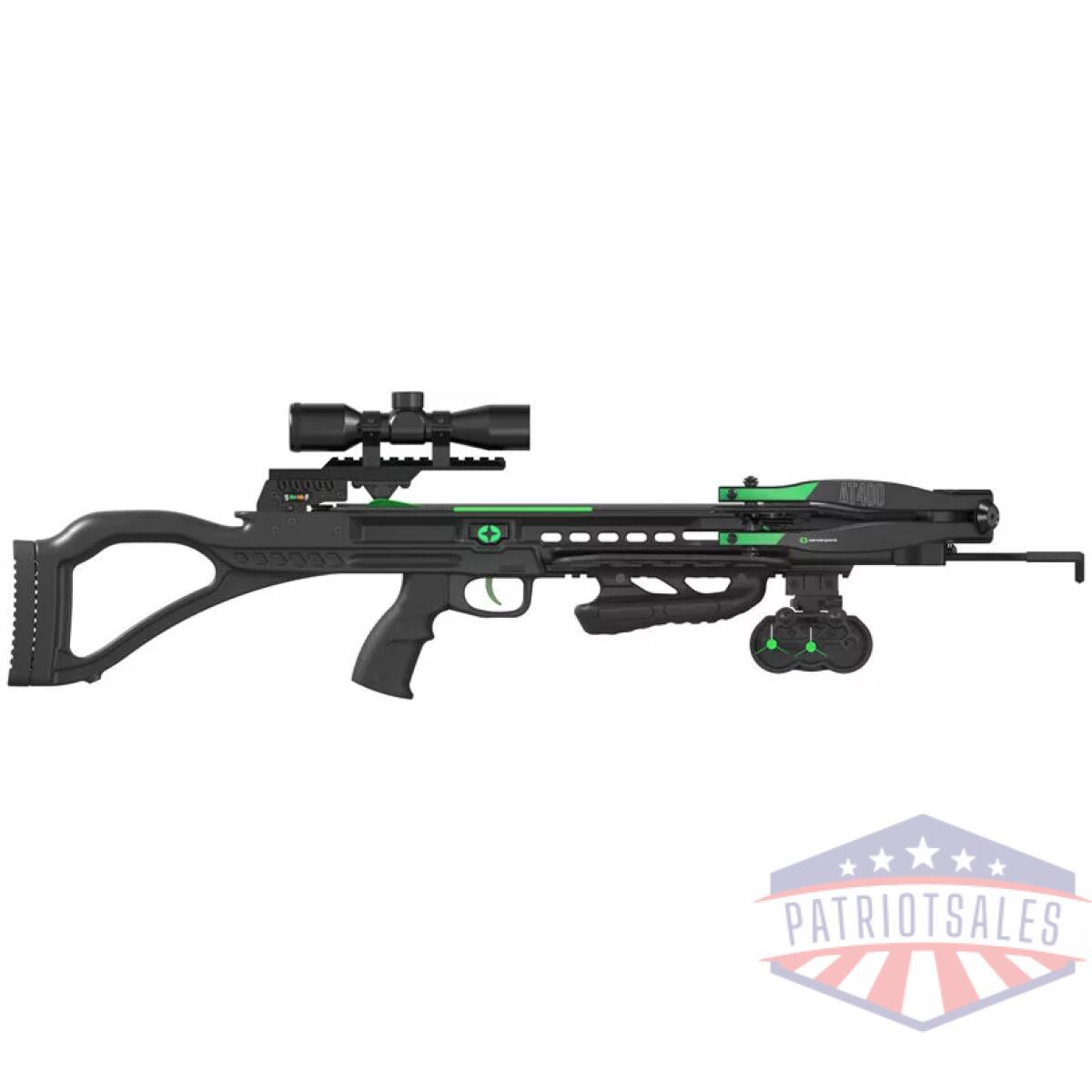 C0018_right-profile - centerpoint xbow at400 w/ - detachable crank 430fps black - c0018 right profile