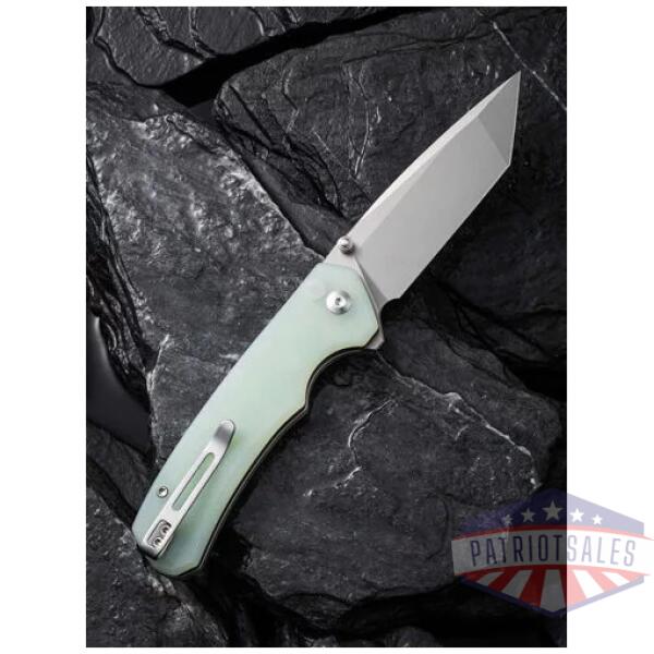CIVIVI KNIFE BRAZEN 3.46" - NATURAL G-10/STONEWASH BLADE